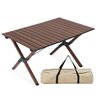 Mesa Dobravel Portatil Compacta Bolsa Acampamento Trilha Camping Pesca Quintal Jardim Sala Jogos Est - 1