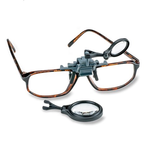 Kit Completo com Óculos, Lente de Aumento, Lentes Oculens e Alça de Óculos Carson