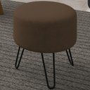 Ver imagem 2 de Puff Puf Para Sala Pes Metal Small Veludo SL 942 Peer