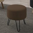 Ver imagem 7 de Puff Puf Para Sala Pes Metal Small Veludo SL 942 Peer