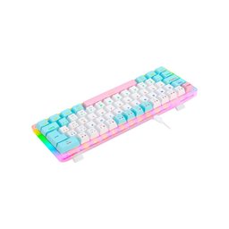 Teclado Redragon Akali Ice Cream Rainbow Switch Marrom Pt - 6