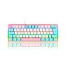 Teclado Redragon Akali Ice Cream Rainbow Switch Marrom Pt - 1