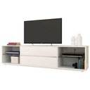 Ver imagem 1 de Rack Mogeiro 2 Gavetas Cor Laca Branco 200 Cm - 58357