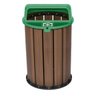 Lixeira Ibiara 70cm Verde (vidro) - 94l - 1