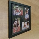 Ver imagem 2 de Quadro Multifotos 8 Fotos de 10x15 Paspatur Preto 30x30