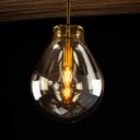 Ver imagem 5 de Pendente Bella Caju Bronze e Conhaque 21.5x29.5cm E14 40w RZ001ES