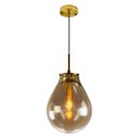 Ver imagem 4 de Pendente Bella Caju Bronze e Conhaque 21.5x29.5cm E14 40w RZ001ES