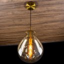 Ver imagem 6 de Pendente Bella Caju Bronze e Conhaque 21.5x29.5cm E14 40w RZ001ES