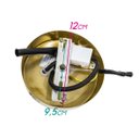 Ver mais imagens de Pendente Bella Caju Bronze e Conhaque 21.5x29.5cm E14 40w RZ001ES