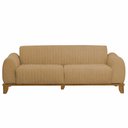 Ver imagem 3 de Sofá Molino 3 Lugares 180cm Pés Madeira Castanho Bouclé Camel - Nexta Casa