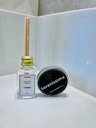 Ver imagem 3 de Kit 2 Pçs Difusor Mini Vidro 30ml e Vela Mini Lata 20gr Luz & Aroma Premium: Vanilla