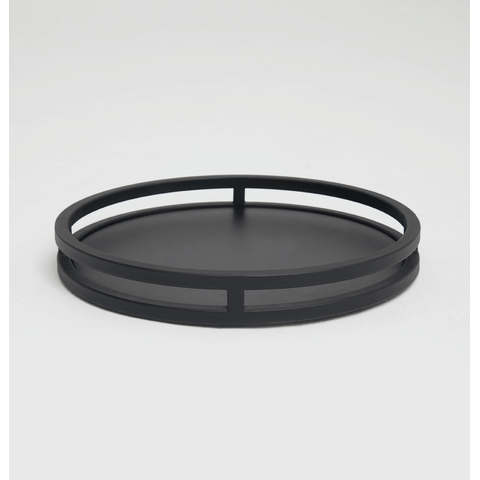 Bandeja Decorativa Redonda - Aço Carbono