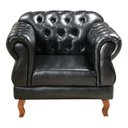 Ver imagem 1 de Poltrona Chesterfield Elisabeth Courano Preto