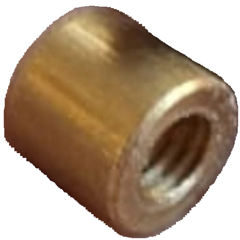 BUCHA ESPAÇADORA 1/4 X 6MM ROSCA MA 4 LATÃO - 50 unidades