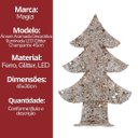 Ver mais imagens de Árvore Aramada Champanhe Cotton 45cm Iluminada Led 15 Lâmpadas - Magizi
