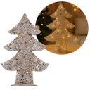 Ver imagem 1 de Árvore Aramada Champanhe Cotton 45cm Iluminada Led 15 Lâmpadas - Magizi