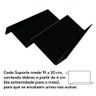 Kit 4 Suportes Acrílico Preto de Tempero 30 Rótulos 16 Potes - 8