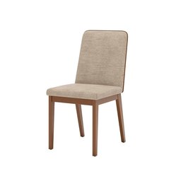 Conjunto Mesa de Jantar Olivia com Vidro e 8 Cadeiras Pietra Henn - Nature/corano Caramelo/creme - 6