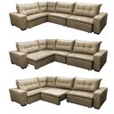 Ver imagem 3 de Sofa de Canto Retrátil e Reclinável com Molas Cama Inbox Oklahoma 3,45x2,41 ou 2,41x3,45 Castor
