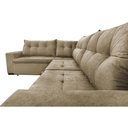Ver imagem 6 de Sofa de Canto Retrátil e Reclinável com Molas Cama Inbox Oklahoma 3,45x2,41 ou 2,41x3,45 Castor