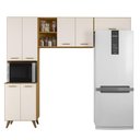 Ver imagem 1 de Armario de Cozinha Olinda com 7 Portas Freijo Uv/off Acetinado