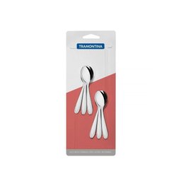 Conjunto de Colheres para Café Tramontina Aço Inox e Detalhes no Cabo 6 Peças Tramontina - 2
