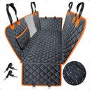 Ver imagem 2 de Capa Protetora Banco Traseiro Pet Cães Gatos Passagem Cinto