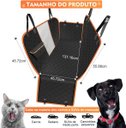 Ver imagem 7 de Capa Protetora Banco Traseiro Pet Cães Gatos Passagem Cinto