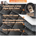 Ver imagem 6 de Capa Protetora Banco Traseiro Pet Cães Gatos Passagem Cinto