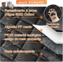 Ver imagem 6 de Capa Protetora Banco Traseiro Pet Cães Gatos Passagem Cinto