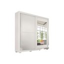 Ver imagem 3 de Guarda Roupa 2 Portas de Correr (1 C- Espelho) e 3 Gavetas Nicole Nature-off White - Acp