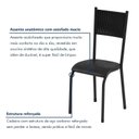 Ver imagem 7 de Conjunto Sala de Jantar 6 Lugares Retangular Mesa Bp 136x75cm Mariana
