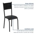 Ver imagem 6 de Conjunto Sala de Jantar 6 Lugares Retangular Mesa Bp 136x75cm Mariana