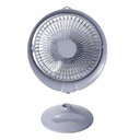 Ver imagem 3 de Mini Ventilador de Mesa 7,5W 2 Velocidades Cinza USB Silencioso Portátil Bivolt