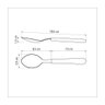 Kit 24 Colher de Mesa Tramontina Leme Inox Cinza - 5