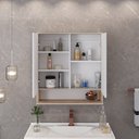 Ver imagem 5 de Conjunto Mariana 78cm C/pés e Lavatório Patinada - Fabribam