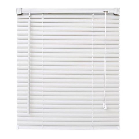Persiana Horizontal PVC Branca 100 (L) x 160 (A) Cortina Completa C/ Kit de instalação 100 x 1,60