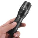 Ver imagem 3 de Lanterna Tatica Zoom Ajustavel Led Ultra Forte 5 Modos SOS Pesca Camping Acampamento Atividade Notur