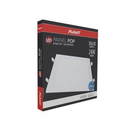 Painel Led 24w Embutir Branco 6500k - 2