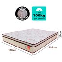 Ver imagem 2 de Colchão Queen BF Molas Ensacadas Bamboo 158x198x21cm - 