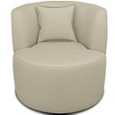 Ver imagem 5 de Kit Poltrona com Sofá Curvo 2 Lugares Forma Orgânica Corino Macio Maranata