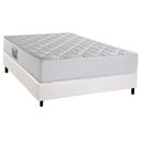 Ver imagem 1 de Cama Box Casal: Colchão Espuma D45 Herval New Top + Base Crc Corano White (138x188)