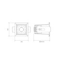 Ver imagem 3 de Spot Embutir Square Micro 3w 2700k 30° Irc90 Branco-stella