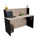 Ver imagem 4 de Balcão Atendimento Recepção Consultório 1200x600 C/gaveteiro - Dubai