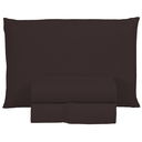 Ver imagem 1 de Roupa de Cama Solteiro 400 Fios 3 Peças Hotel Pousada Macio Acetinado:marrom