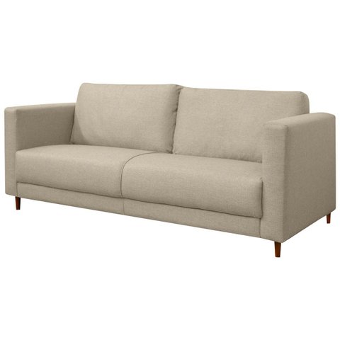 Sofá Fixo Living Lisboa 2 Lugares 170cm D28 Linho - Sofa Store:linho Bege