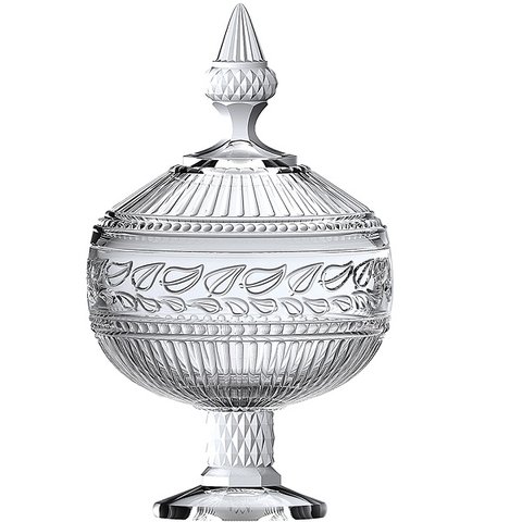 Potiche com PE em Cristal Republic 12 X 21,2CM L Hermitage 27420