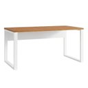 Ver imagem 2 de Mesa Escritório Escrivaninha 160cm x60cm Pés em Metal Tampo 100% MDF Industrial Executive