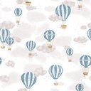 Ver imagem 1 de PAPEL DE PAREDE BOBINEX SONHOS - BALÃO AZUL