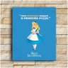 Placa Decorativa - Alice No País Das Maravilhas - Pequena - 1